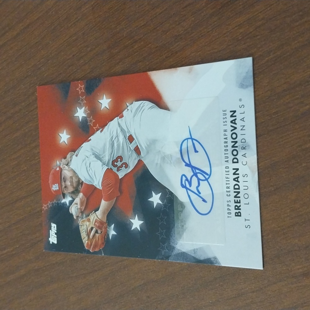 Brendon Donovan 2024 Topps Autograph Card St. Louis Cardinals MLB